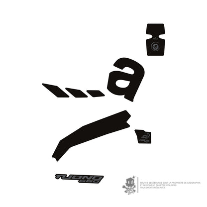 APRILIA DECO KIT - TUONO 660 BLACK PACK - ONLY X