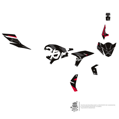 APRILIA DECO KIT - TUONO 660 X BLACK APR3 - ONLY 30