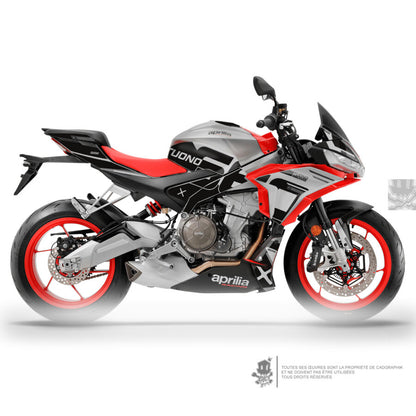 APRILIA DECO KIT -TUONO 660 GRAY METALLIC TYPE - ONLY 30
