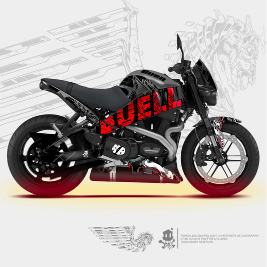 BUELL - XB9/XB12 PEGASE ARMOR RED- ONLY 10
