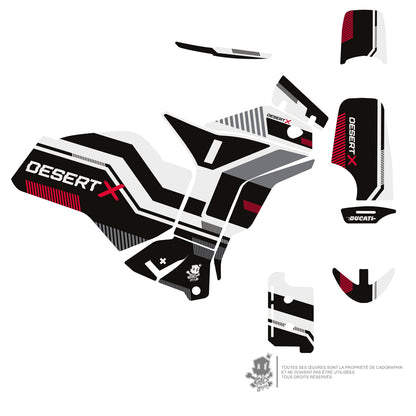 DUCATI GRAPHIC KIT - DESERT X - A - ONLY 30