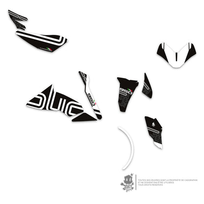 DUCATI GRAPHIC KIT - HYPERMOTARD 950 WHITE 2.0 - ONLY 30