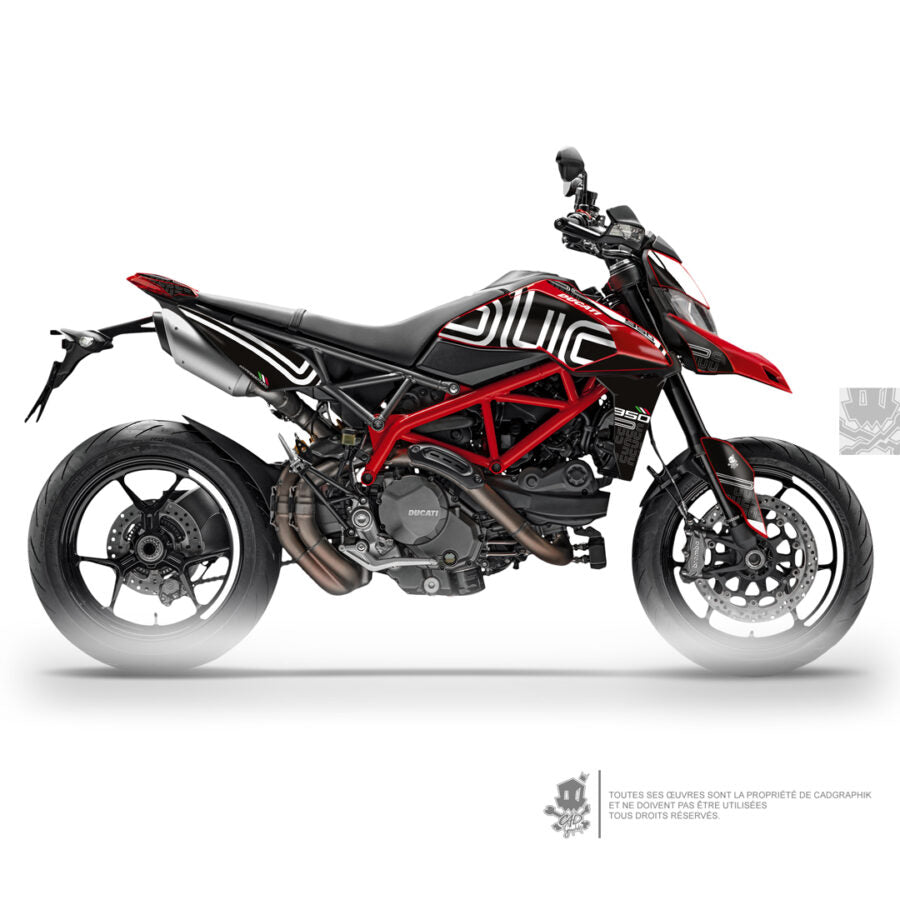 DUCATI GRAPHIC KIT - HYPERMOTARD 950 WHITE 2.0 - ONLY 30