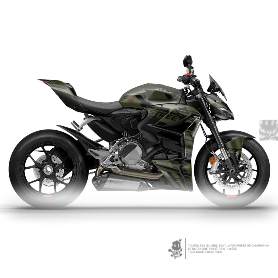 DUCATI GRAPHIC KIT – STREETFIGHTER V2 - GP18 G – ONLY 10
