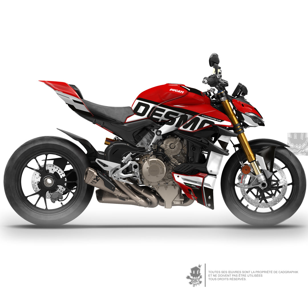 DUCATI GRAPHIC KIT - STREETFIGHTER V4 DESMO G - ONLY 30