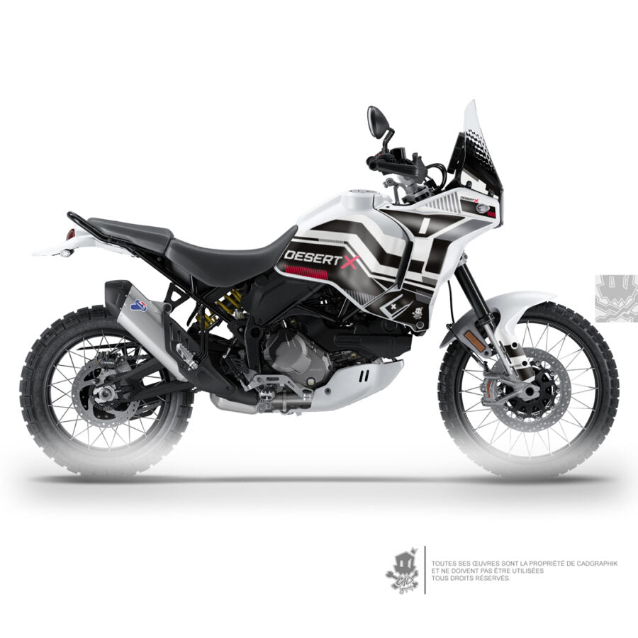 DUCATI GRAPHIC KIT - DESERT X - A - ONLY 30