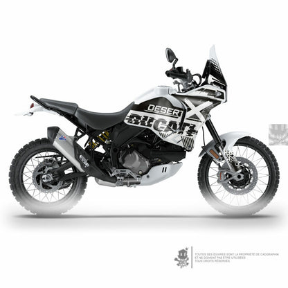 DUCATI GRAPHIC KIT - DESERT X - BLACK PIX - ONLY 30