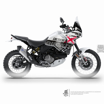 DUCATI GRAPHIC KIT - DESERT X - RED PIX - ONLY 30