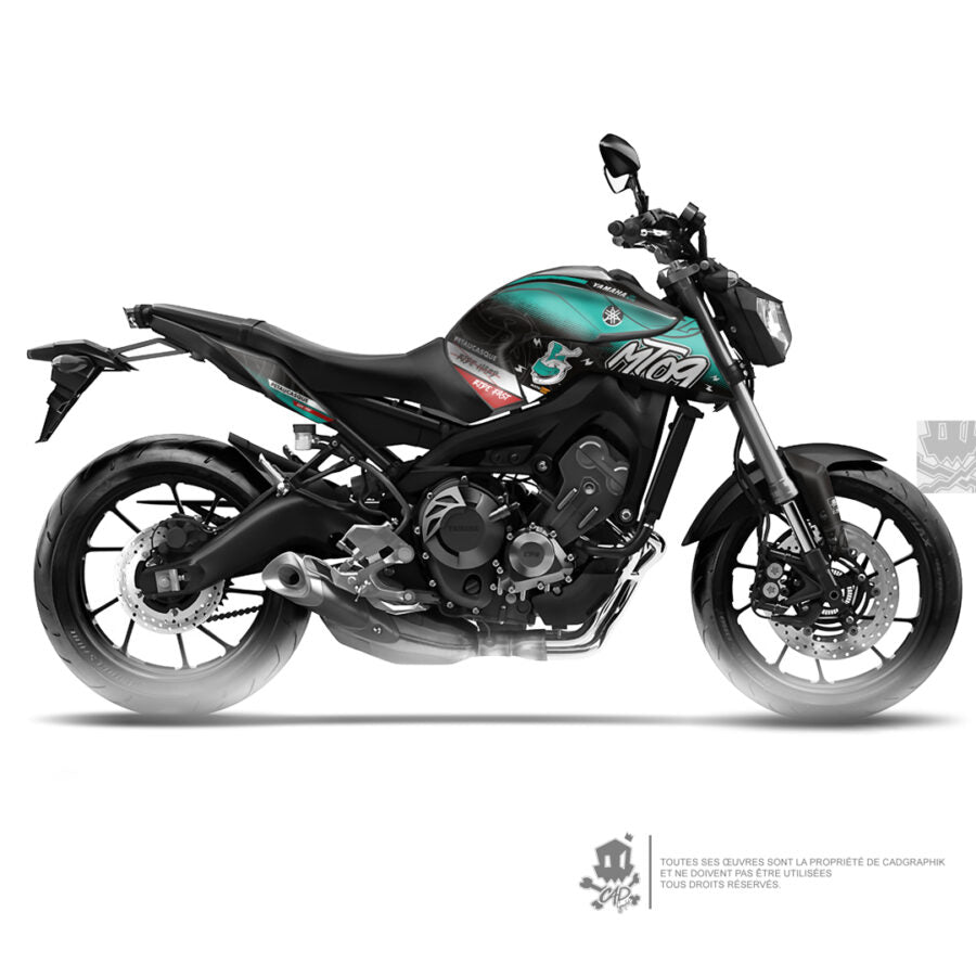 YAMAHA GRAPHIC KIT - MT09 V1 PETAUCASQUE - ONLY 30