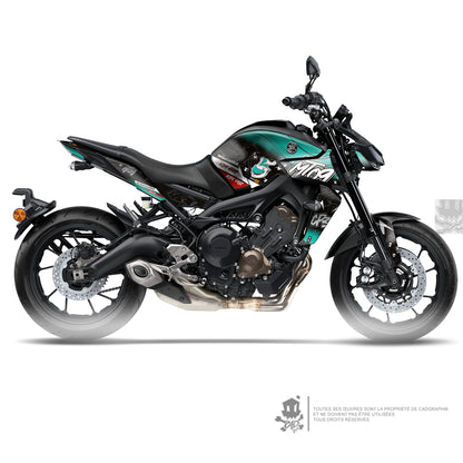 YAMAHA GRAPHIC KIT - MT09 V2 PETAUCASQUE - ONLY 30
