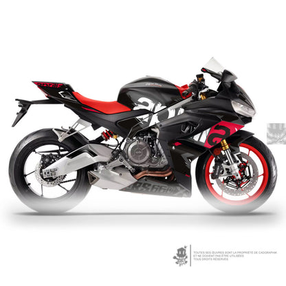 APRILIA GRAPHIC KIT - RS 660 X BLACK HAVOC - ONLY 30