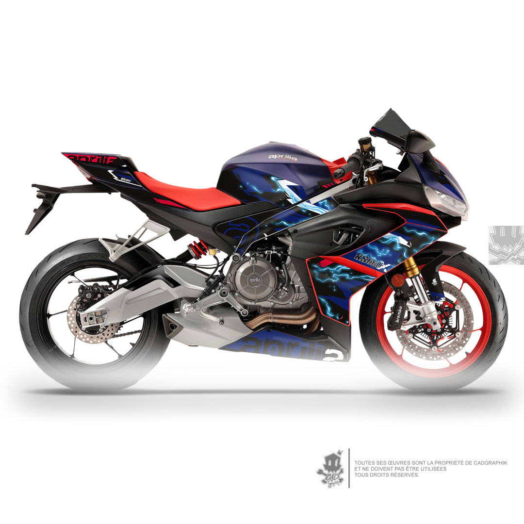 APRILIA DECO KIT -RS660 X RED LAVA FULMINE-ONLY 30