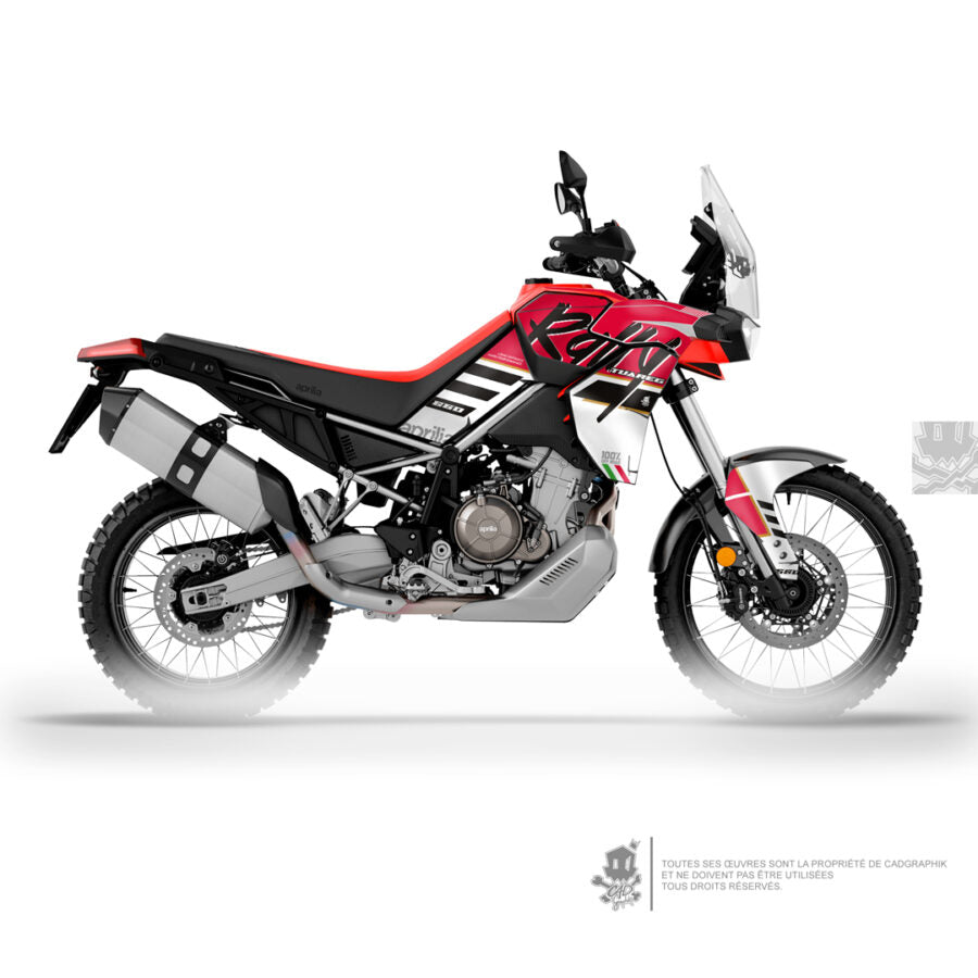 APRILIA GRAPHIC KIT - TUAREG 660 RED RALLY - ONLY 30
