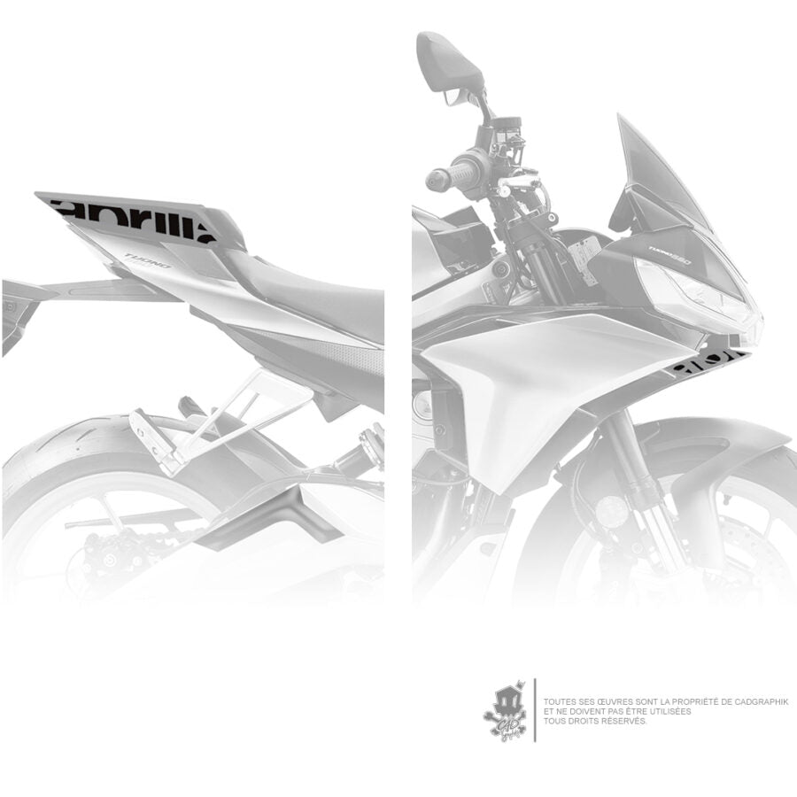 APRILIA - TUONO GRAY PACK LOGO