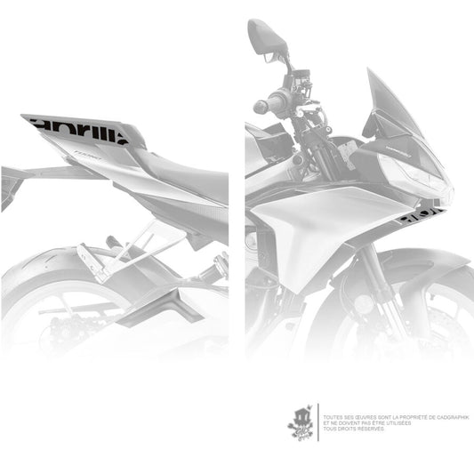 APRILIA - TUONO GRAY PACK LOGO