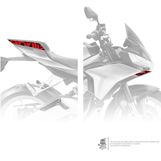 APRILIA - TUONO 660 RED PACK LOGO