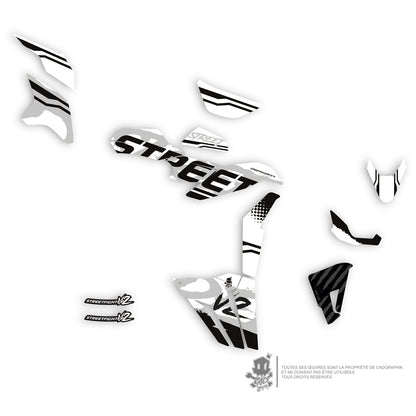 DUCATI GRAPHIC KIT – STREETFIGHTER V2 WHITE RAGE – ONLY 30