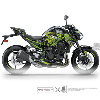 KAWASAKI METALLIC GRAPHIC KIT - Z900 DRAGON - ONLY X