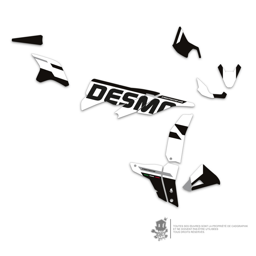 DUCATI GRAPHIC KIT - STREETFIGHTER V4 DESMO G - ONLY 30