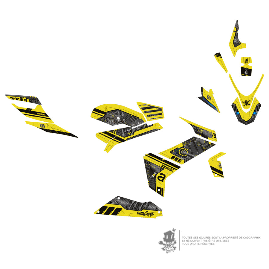 APRILIA DECO KIT-RS 660 ACID BEE-ONLY 10