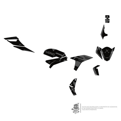 APRILIA DECO KIT -TUONO 660 BLACK TYPE - ONLY 30